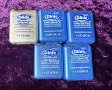 Oral-B Glide PRO HEALTH ADVANCED Floss Fresh Mint Lot Of 5 New OLD VERSION