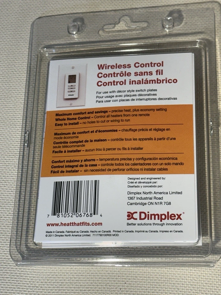 Dimplex Single Zone Connex Wireless Controller - DPCRWS - New - Image 2 of 2