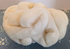 3.5 oz Wool Roving Natural Undyed for Spinning, Felting