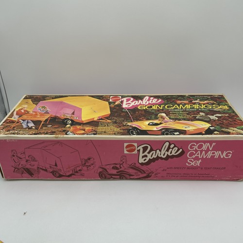 N G711 JUEGO CAMPING BARBIE GOIN 1973 MATTEL NO. Remolque para buggy y tienda de campaña 8669 Breezy - Imagen 8 de 24