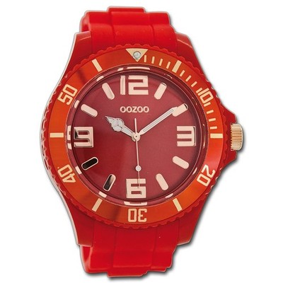 Oozoo Damen Armbanduhr Timepieces Analog Silikon rot UOC5030A