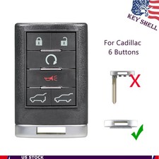 For 2010 2011 2012 2013 2014 Cadillac Escalade Key Fob Remote Shell Case Cover