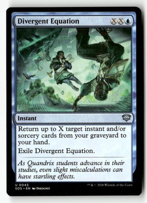 Divergent Equation 43 Uncommon Secrets of Strixhaven Magic: The Gathering NM