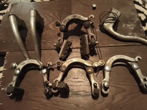 Adjusting Mafac Centrepull brakes for a vintage bike with simple tools