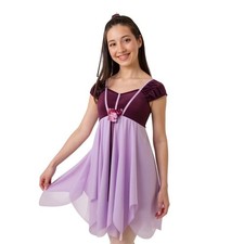 Fairy Kisses Child X-Small Dance Costume Lyrical Ballet Ballerina Dress Solo New