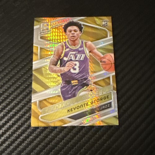 2022-23 Panini Spectra International Keyonte George Spectacular Debut Gold /10 - Picture 2 of 7