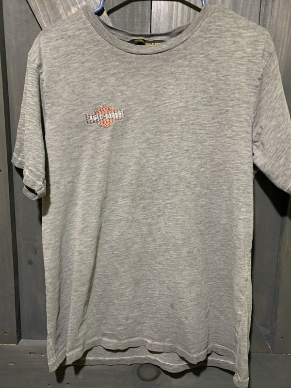 Harley Davidson Embroidered T Shirt Sz Large