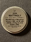 1987-88 Topps Metal Coins Don MATTINGLY and Jack Clark / New York Yankees STARS — photo 2