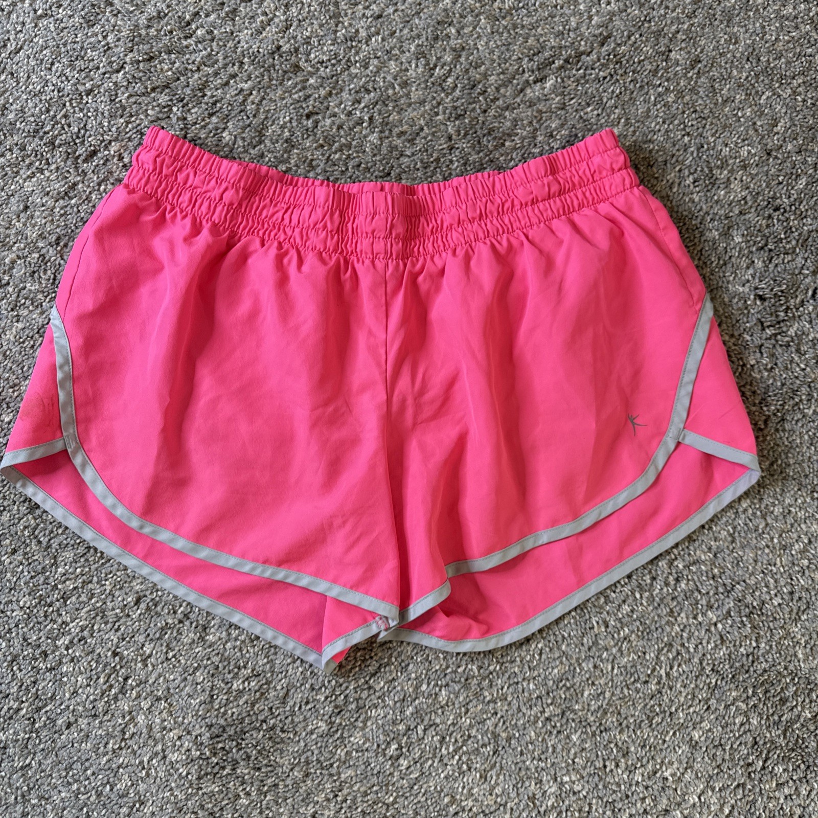 Danskin Now Women’s Running Shorts Built In Underwear Pink Size L 12-14