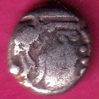 ANCIENT INDIA VALLABHI DYNASTY KINGS PORTRAIT RARE SILVER COIN #TH53