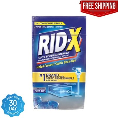 Rid-X Septic System Treatment, Septic Tank Treatment, 3-Monthly Supply Dual Acti