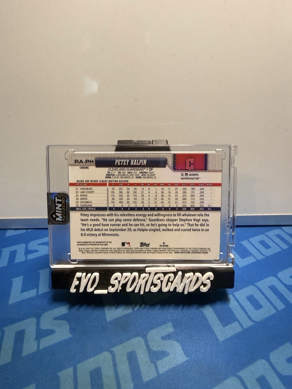 2026 Topps Chrome Baseball  Superfractor 1/1  Petey Halpin RC AUTO  💥💥💥 view 3