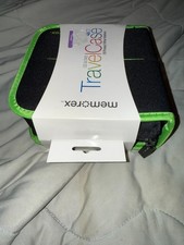 New Memorex 48 CT CD DVD Travel Case Black Green Zipper Disc Storage Wallet Hold
