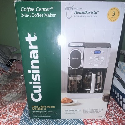 Cuisinart SS-16 Coffee Center 2-in-1 12-Cup w/ Reusable Filter & Carafe