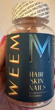 WEEM Vegan Biotin Gummies 60 Count Exp 12/27