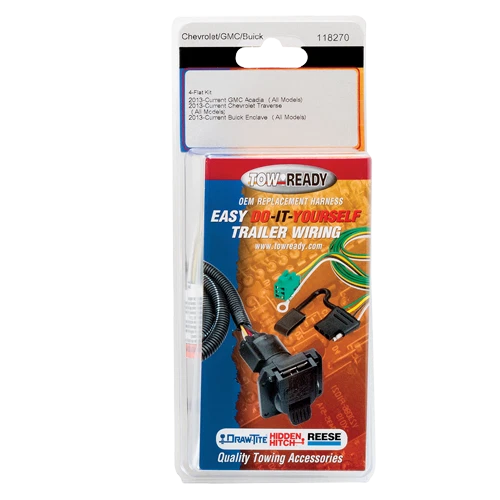 Paquete de remolque de enganche + control de freno para 13-17 Acadia LTD Buick Enclave Chevy Traverse Foto 3 de 4