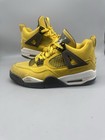 Nike Air Jordan IV 4 Retro Lightning Tour Yellow Men's Size 8 CT8527-700 Shoe