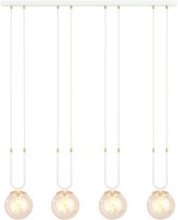 HäNgelampen 4X40W/E14 Weiß Honigsüß IP20 Modern