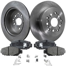 Rear Brake Disc Rotors and Pads Kit for Lexus SC300 SC400 Toyota Supra GS300