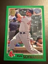 2021 Topps Archives 2001 Topps #233 Kyle Schwarber Green /125 Phillies Slugger