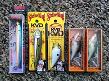 Rapala Huskyjerk Rattlin Strike King KVD Square Bill Sexy Dawg Fishing Lures Lot