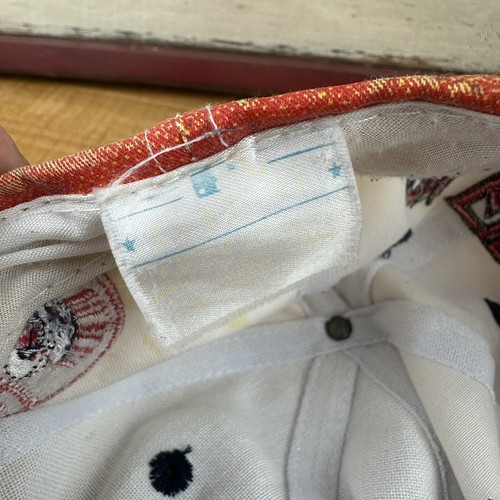 Vintage MLB New York Yankees On Fire! Flames Snapback Hat Genuine Stitched - Picture 9 of 10