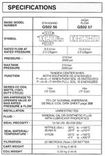 STERLING GS025600N 4/3 P-T OPENED CARTRIDGE VALVE