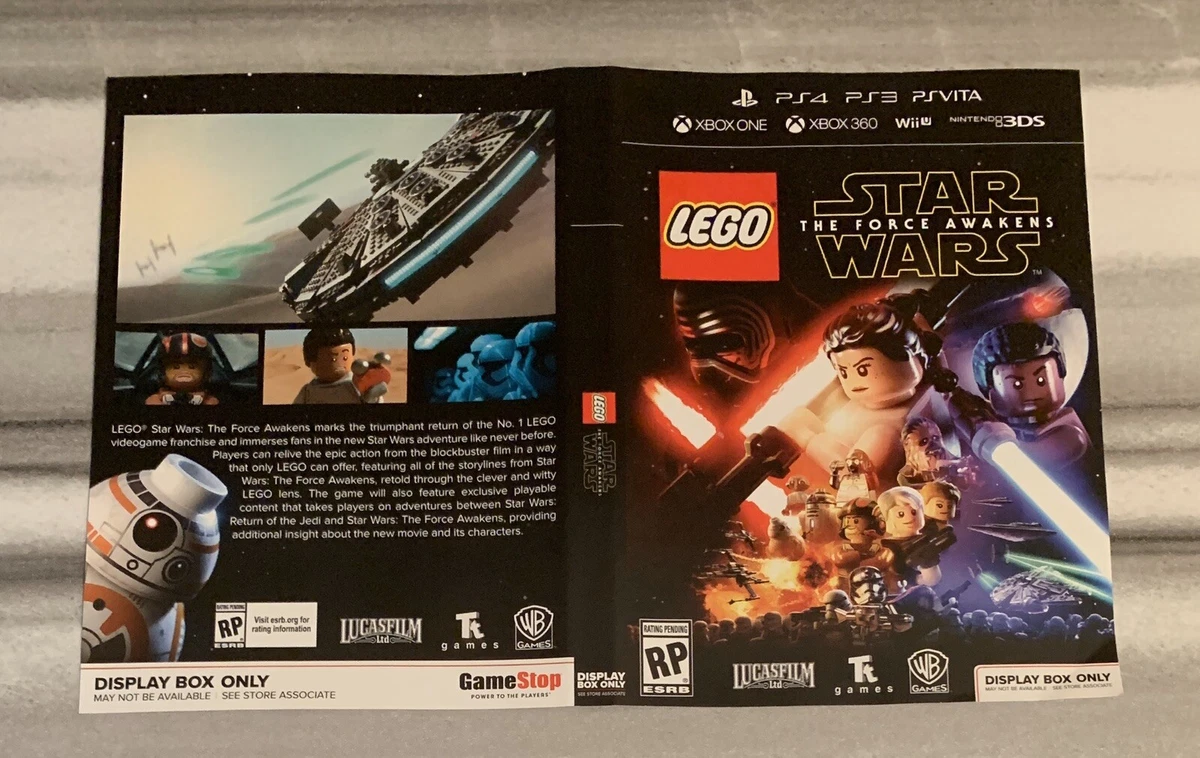 SHIPS SAME DAY Rare GameStop Display Star Wars The Force Awakens Cover Art eBay