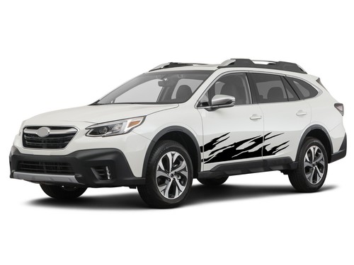 Side door flames graphics stickers decal compatible with Subaru Outback - Picture 5 of 15