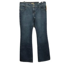 Tommy Hilfiger Jeans Size 13 New w Tags Low Rise Flare Stretch Med Wash