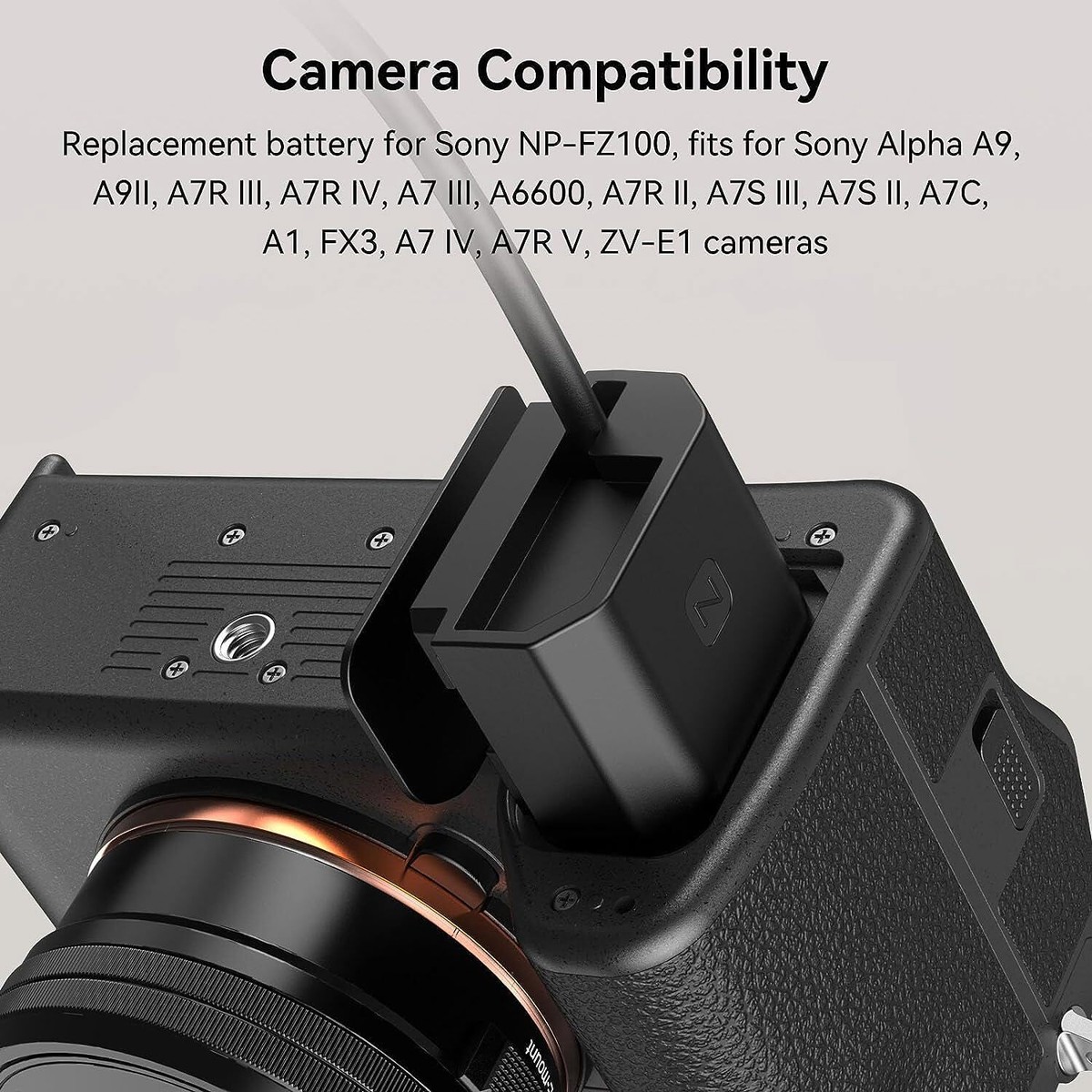 Sony NP-FZ100 Oplaadbare batterij voor o.a A7 / A9 / A1 - Foto Tuerlings