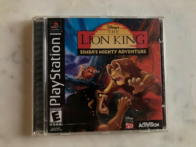 The Lion King:  Simbas Mighty Adventure  |  PS1   |  Case and Manual (no disc)