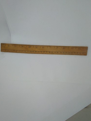Ein altes Holzlineal, über 30 Jahre alt, 30 cm lang - Bild 7 von 9