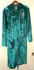 Vintage Harry Potter Large Slytherin Green Velvet Robe w/ Hood - Wizarding World