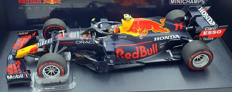 Minichamps 1/18 Scale 110 210711 Red Bull Honda RB16B F1 Perez Azerbaijan - Photo 3/4
