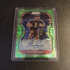Eno Benjamin Green Rookie Auto 2020 Panini Prizm Az Cardinals ASU Autograph Card