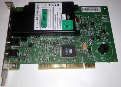 MODEM VOICE PCI CARD 3COM USROBOTICS 56K VOICE INTERNAL PCI
