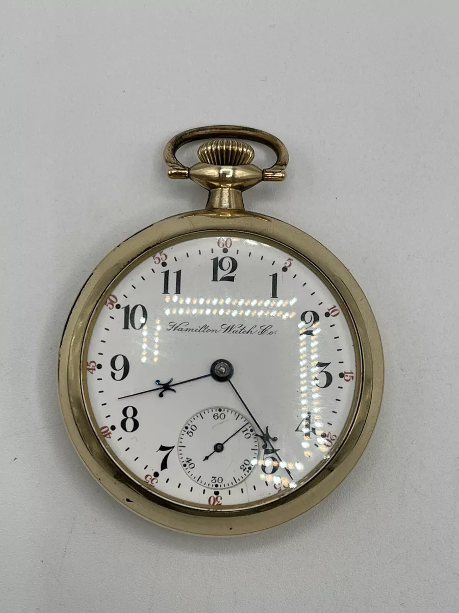 Beautiful HAMILTON Watch Co Pocket Watch 18s 17 J eBay