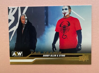 2024 Upper Deck AEW Wrestling Tag Teams Allin / Sting Gold #89