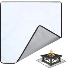 Fire Pit Mat, Patio Fire Heat Resistant Mat, Grill Fireproof Mat Deck Protector