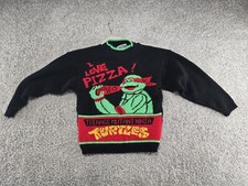 Vintage TEENAGE MUTANT NINJA TURTLES kids sweater youth S/M cartoon Raphael