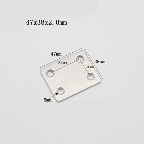 10Pcs/set Furniture Fittings Flat Angle Metal Bracket Home Hardware - Picture 15 of 17