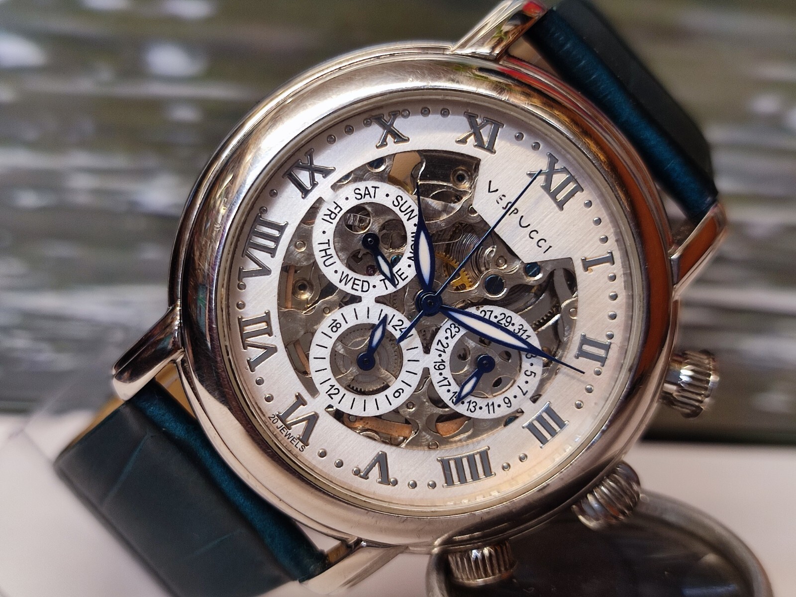 VESPUCCI MULTIFUNCTION 20 JEWELS AUTOMATIC SKELET… - image 9