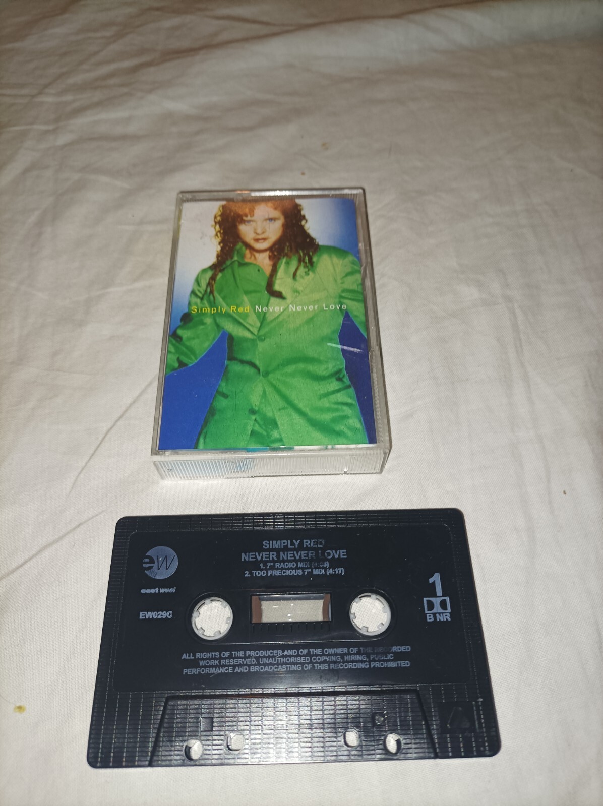 Simply Red Never Never Love Cassette TESTED