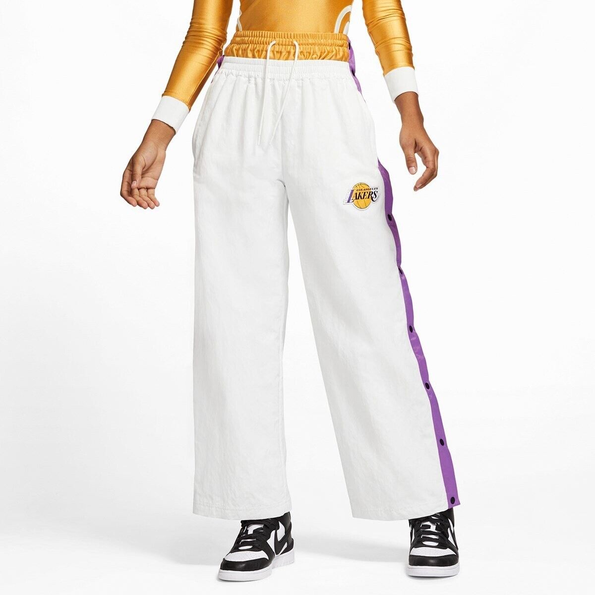 NWT Nike x Ambush NBA collection Lakers Tearaway Pants size NWT Nike x Ambush NBA collection Lakers Tearaway Pants size