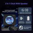 Wireless Speakers Colorful Galaxy Rotating Night Lights with Digital Clock — photo 2
