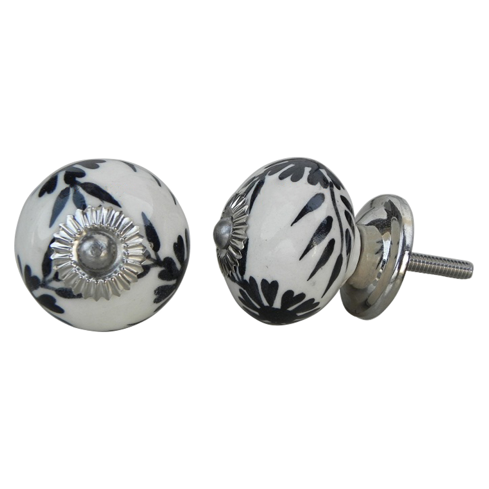 Black White Grey Ceramic Door Knobs China Knobs Porcelain