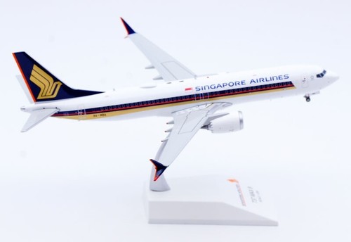 1:200 JC Wings Singapore Airlines Boeing B737 MAX8 9V-MBA Diecast Aircraft Model - Picture 7 of 15