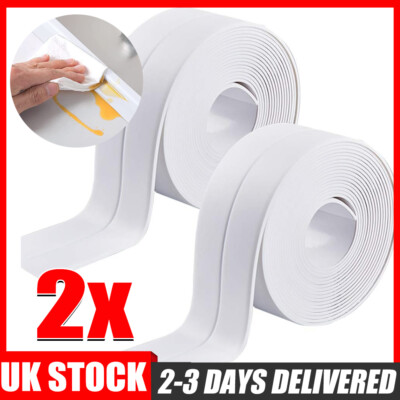 1Roll Waterproof Pvc Sealed Tape For Bath Toilet Kitchen Caulk Strip - View #3