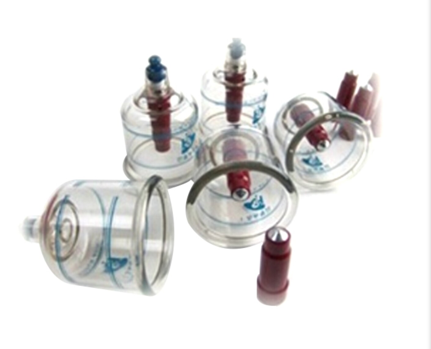Hansol Professional Cupping cup 30p + connecting hose + pump ...